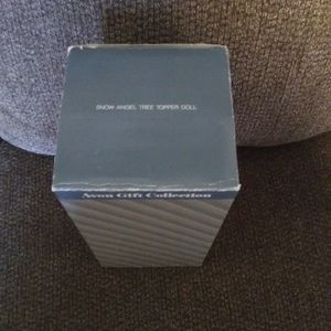 avon snow angel tree topper doll